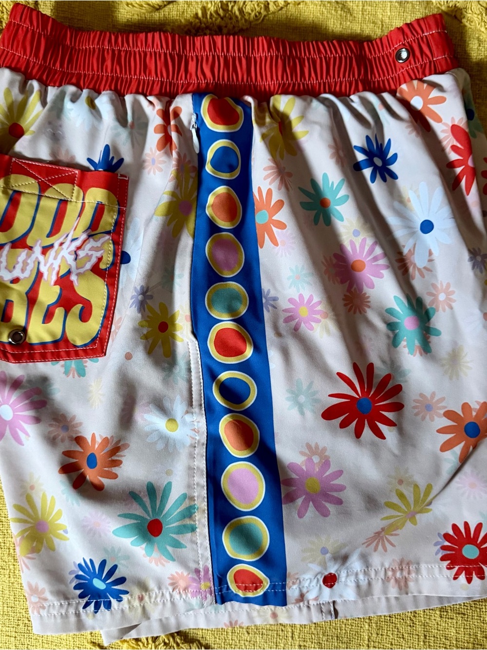Skunks Floral Good Vibes Athletic Shorts - Picture 5 of 6